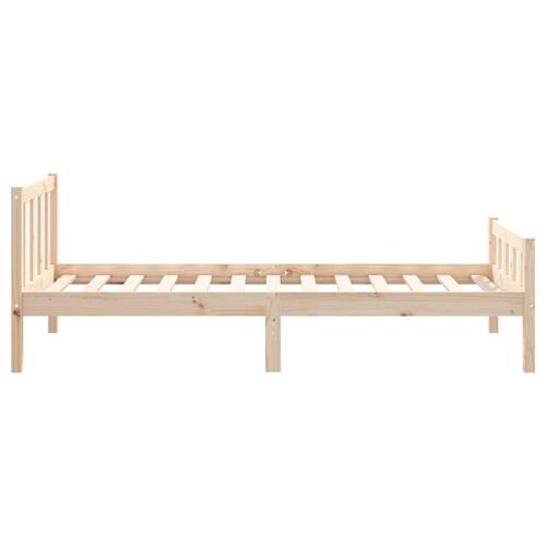 Sengeramme 75x190 cm massivt træ