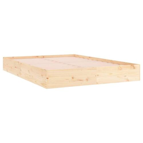 Sengeramme uden madras 120x200 cm massivt træ
