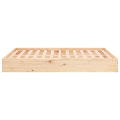 Sengeramme 135x190 cm massivt træ