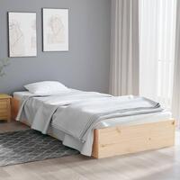 Sengeramme 75x190 cm massivt træ