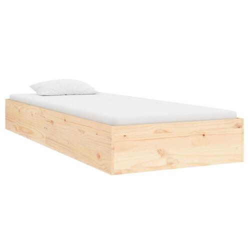 Sengeramme 75x190 cm massivt træ