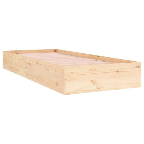 Sengeramme 75x190 cm massivt træ