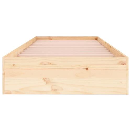 Sengeramme 75x190 cm massivt træ