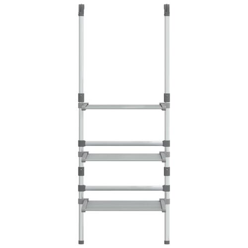Hængende tørrestativ 3 niveauer aluminium