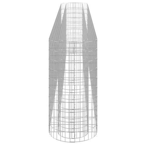 Gabion-højbed 400x50x100 cm galvaniseret jern