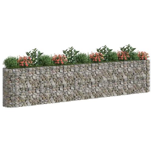 Gabion-højbed 470x50x100 cm galvaniseret jern