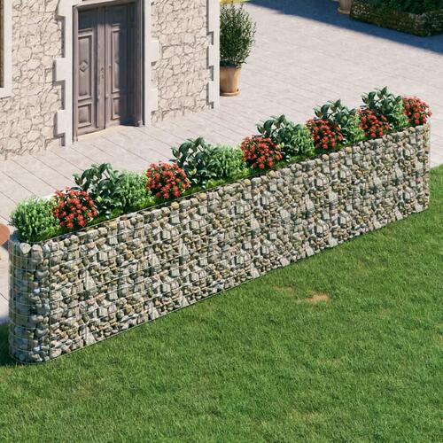 Gabion-højbed 540x50x100 cm galvaniseret jern
