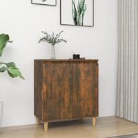 Skænk 60x35x70 cm konstrueret træ røget egetræsfarve