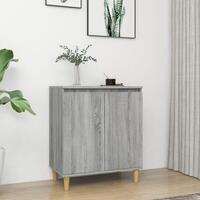 Skænk 60x35x70 cm konstrueret træ grå sonoma-eg