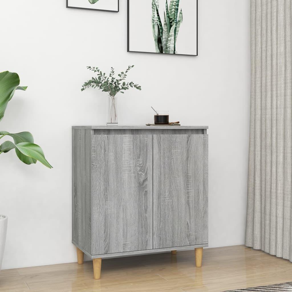 Skænk 60x35x70 cm konstrueret træ grå sonoma-eg