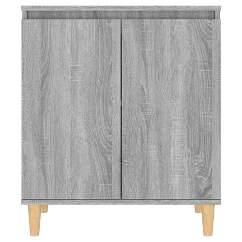 Skænk 60x35x70 cm konstrueret træ grå sonoma-eg