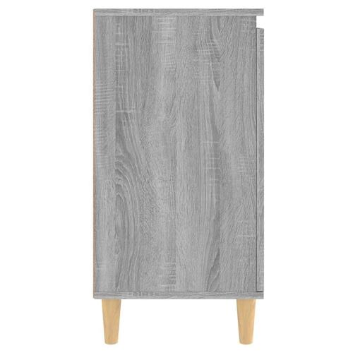 Skænk 60x35x70 cm konstrueret træ grå sonoma-eg