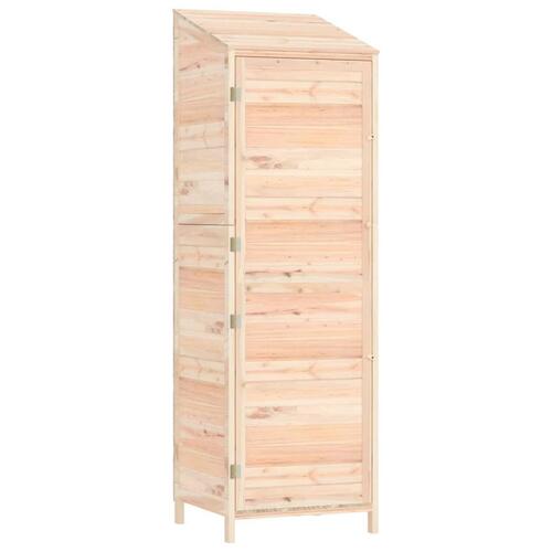 Haveskur 55x52x174,5 cm massivt fyrretræ