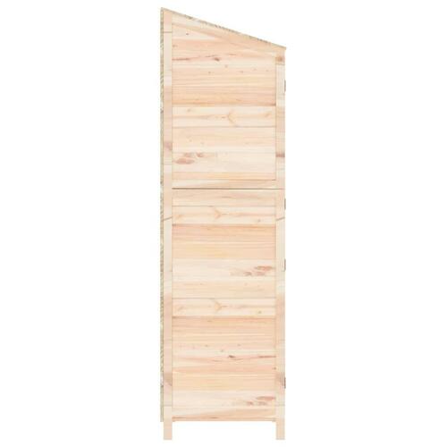 Haveskur 55x52x174,5 cm massivt fyrretræ
