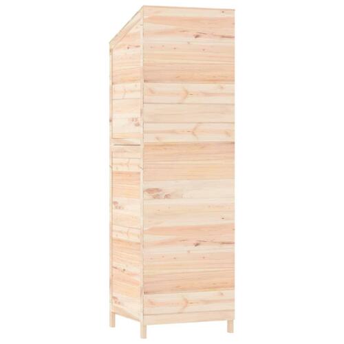 Haveskur 55x52x174,5 cm massivt fyrretræ
