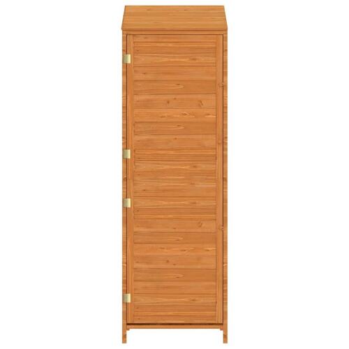Haveskur 55x52x174,5 cm massivt fyrretræ brun