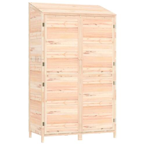 Haveskur 102x52x174,5 cm massivt fyrretræ