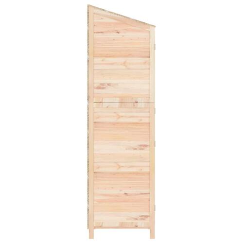 Haveskur 102x52x174,5 cm massivt fyrretræ