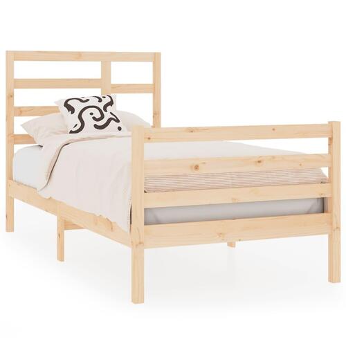 Sengeramme 75x190 cm massivt træ