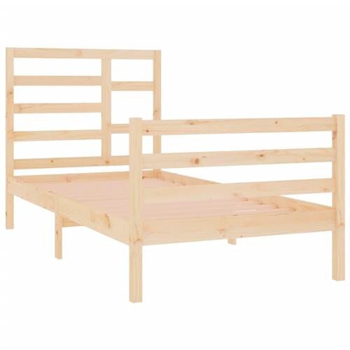 Sengeramme 75x190 cm massivt træ