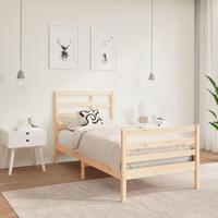 Sengeramme 90x190 cm massivt træ