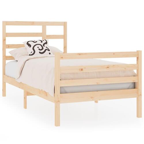 Sengeramme 90x190 cm massivt træ