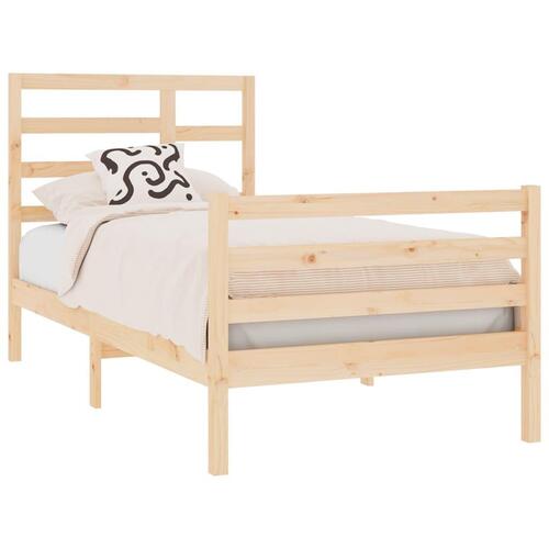 Sengeramme 90x190 cm massivt træ