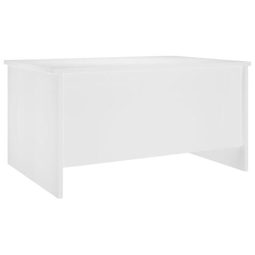 Sofabord 80x55,5x41,5 cm konstrueret træ hvid
