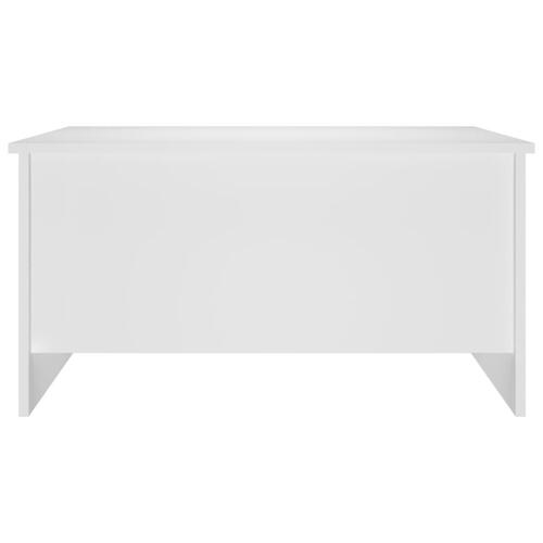 Sofabord 80x55,5x41,5 cm konstrueret træ hvid