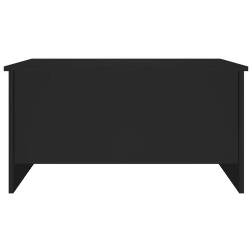 Sofabord 80x55,5x41,5 cm konstrueret træ sort