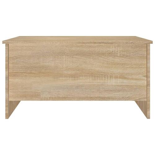 Sofabord 80x55,5x41,5 cm konstrueret træ sonoma-eg