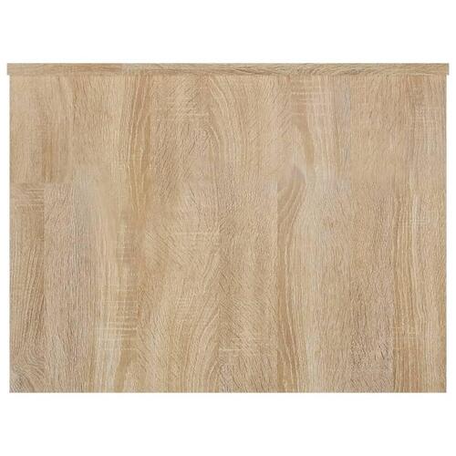 Sofabord 80x55,5x41,5 cm konstrueret træ sonoma-eg