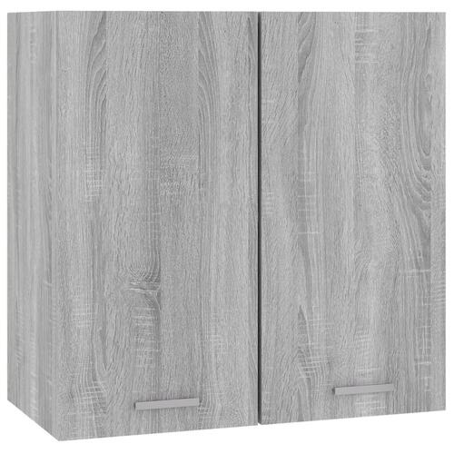 Vægskab 60x31x60 cm konstrueret træ grå sonoma-eg