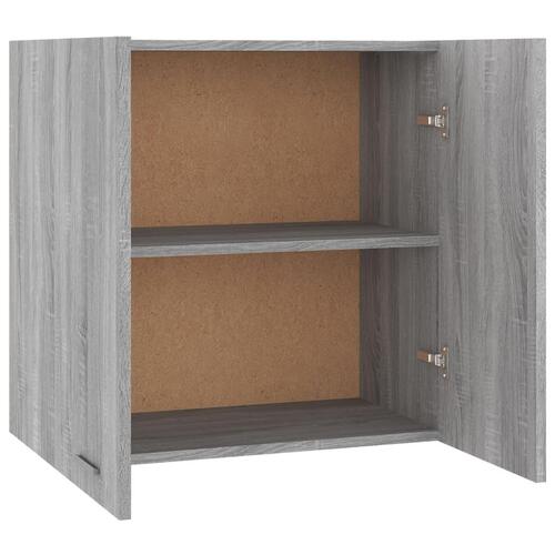 Vægskab 60x31x60 cm konstrueret træ grå sonoma-eg
