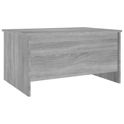 Sofabord 80x55,5x41,5 cm konstrueret træ grå sonoma-eg