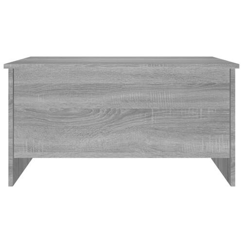 Sofabord 80x55,5x41,5 cm konstrueret træ grå sonoma-eg