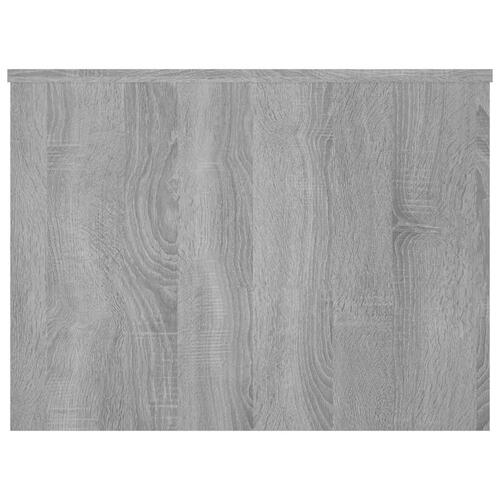 Sofabord 80x55,5x41,5 cm konstrueret træ grå sonoma-eg