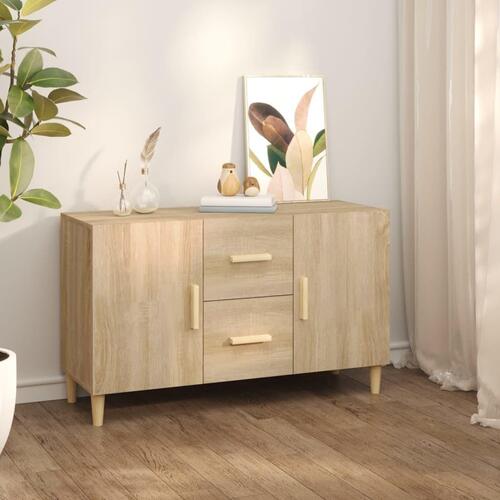 Skænk 100x36x60 cm konstrueret træ sonoma-eg