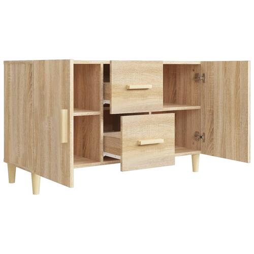 Skænk 100x36x60 cm konstrueret træ sonoma-eg