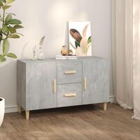 Skænk 100x36x60 cm konstrueret træ betongrå