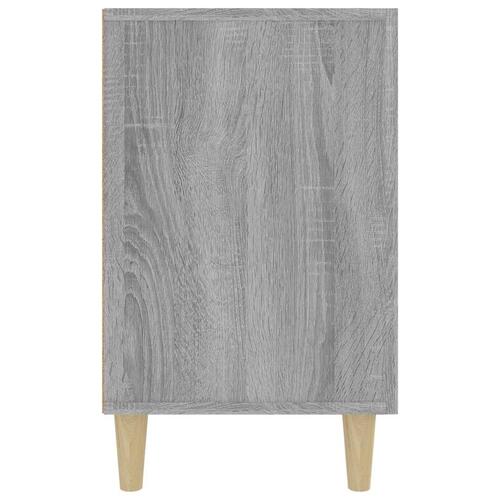 Skænk 100x36x60 cm konstrueret træ grå sonoma-eg