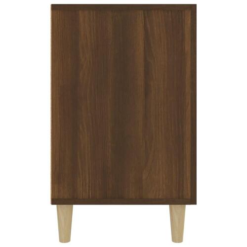 Skænk 100x36x60 cm konstrueret træ brun egetræsfarve