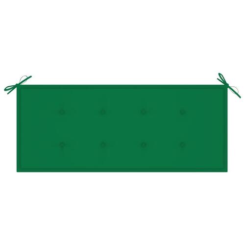 Hynde til havebænk 120x50x4 cm oxfordstof grøn