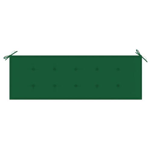 Hynde til havebænk 150x50x3 cm stof grøn