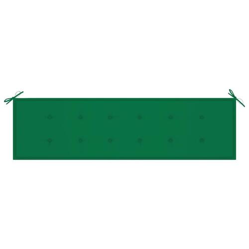 Hynde til havebænk 180x50x3 cm stof grøn