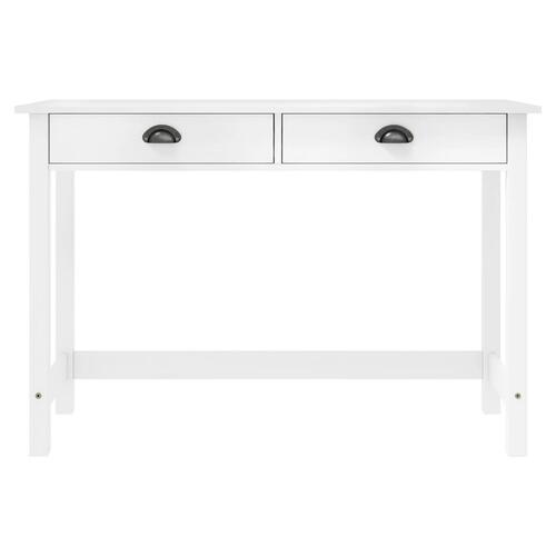 Konsolbord Hill med 2 skuffer 110x45x74 cm massivt fyrretræ