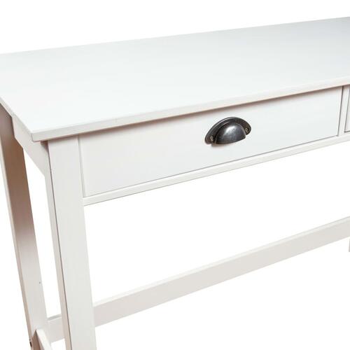 Konsolbord Hill med 2 skuffer 110x45x74 cm massivt fyrretræ