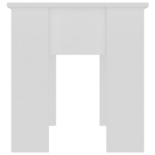 Sofabord 101x49x52 cm konstrueret træ hvid