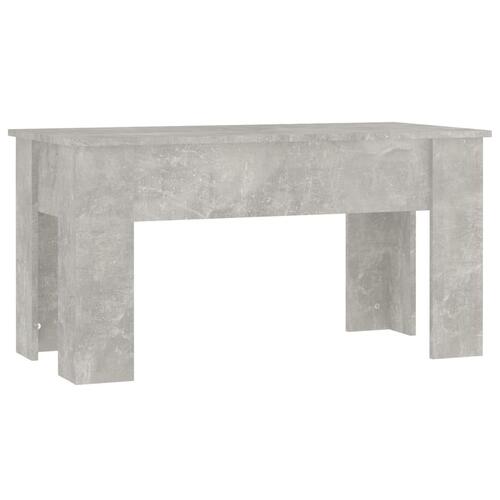 Sofabord 101x49x52 cm konstrueret træ betongrå