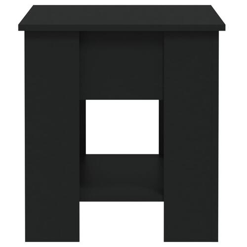 Sofabord 101x49x52 cm konstrueret træ sort